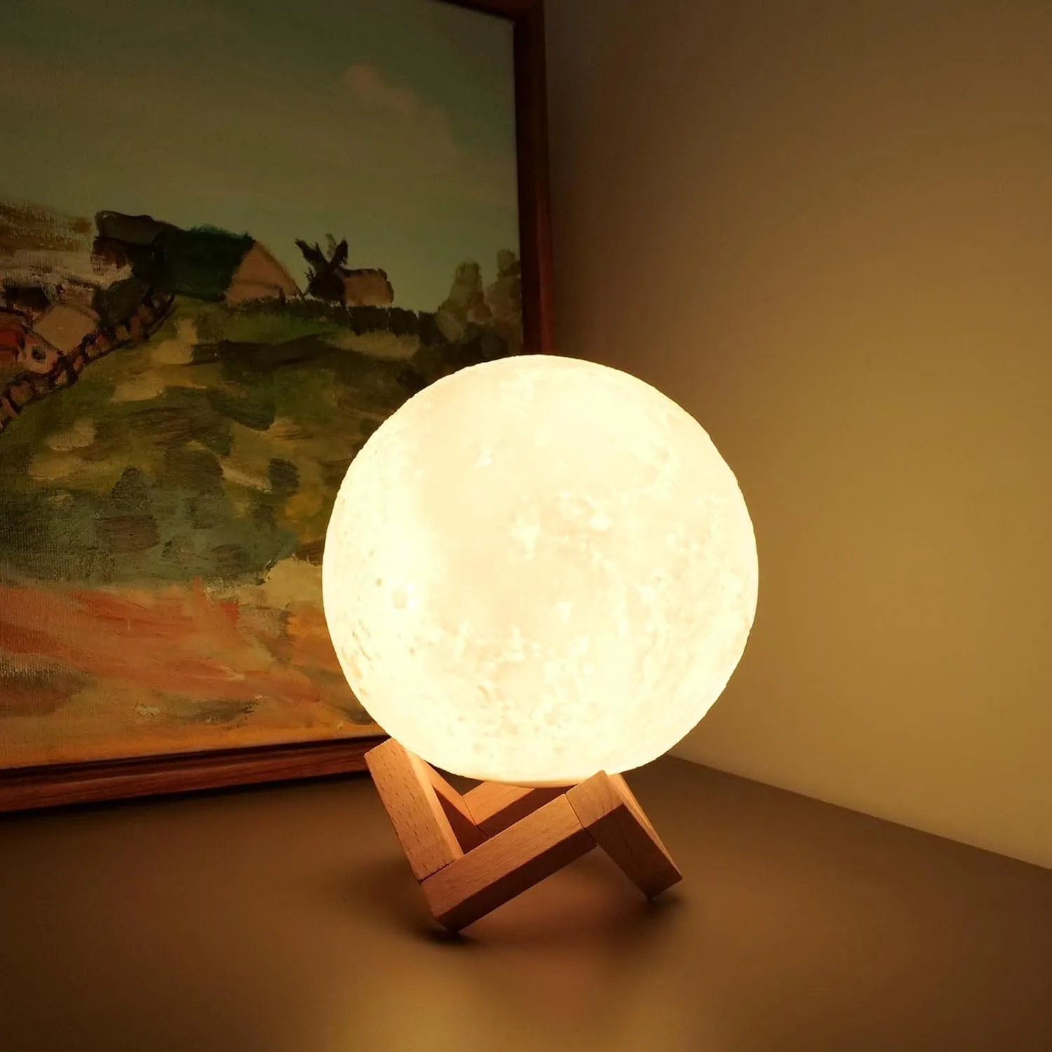 Rechargeable Moon Projection Lamp