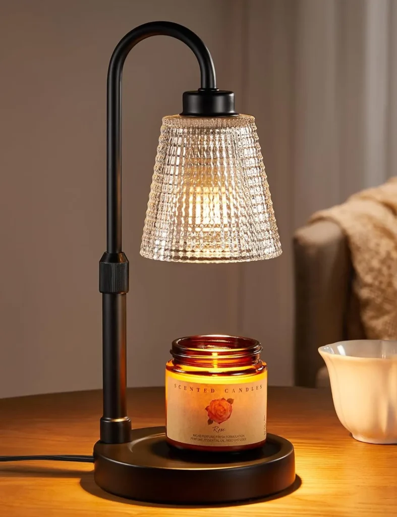 Timeless Adjustable Candle Warmer Lamp with Timer & Dimmer