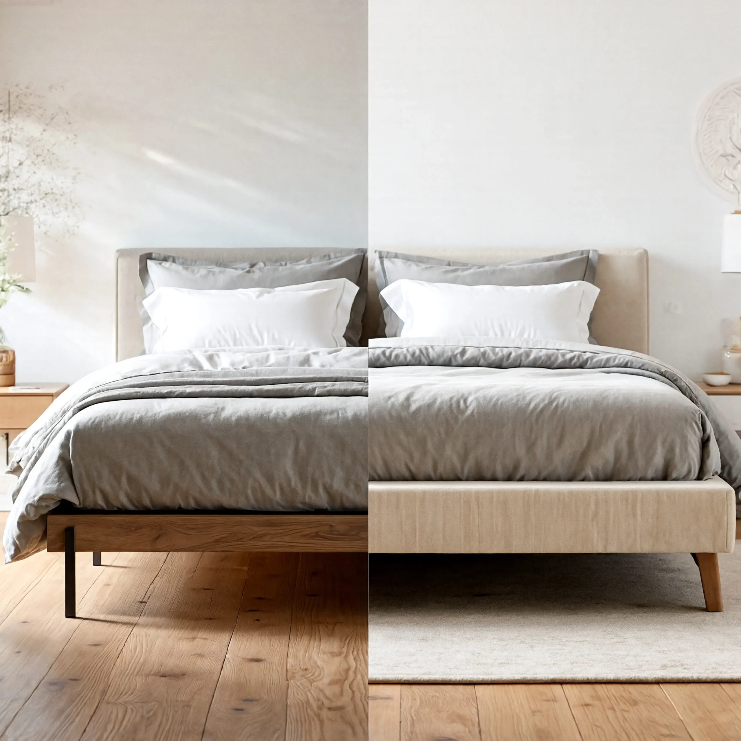 bed frames: good and bad leg for dedroom decor