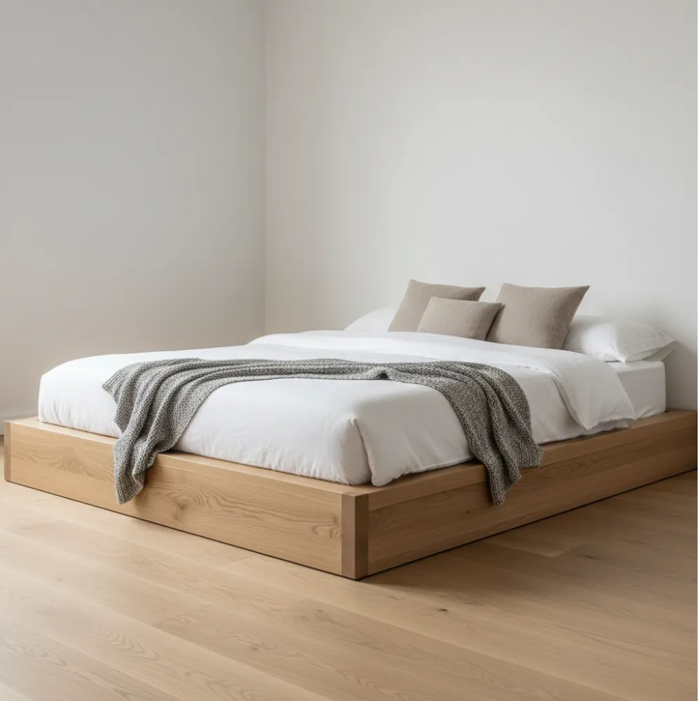 bed frames: bed with no legs
