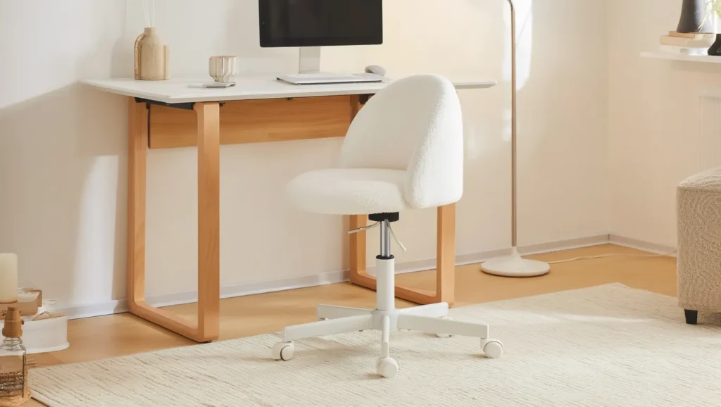Boucle Desk Chair