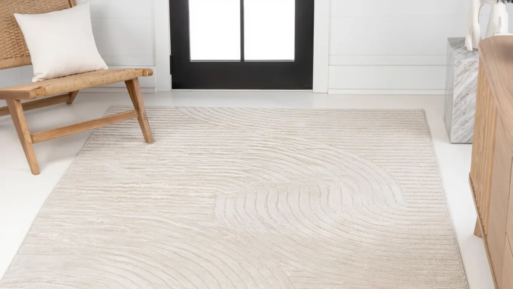 Cream Indoor/Outdoor Area Rug