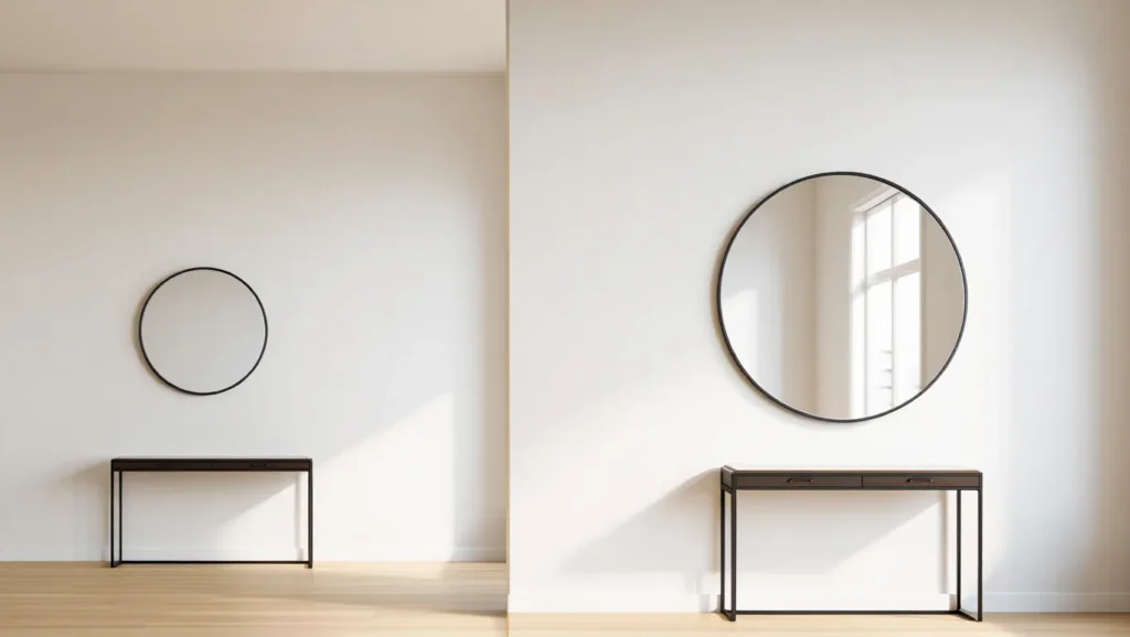 Size Comparison mirrors