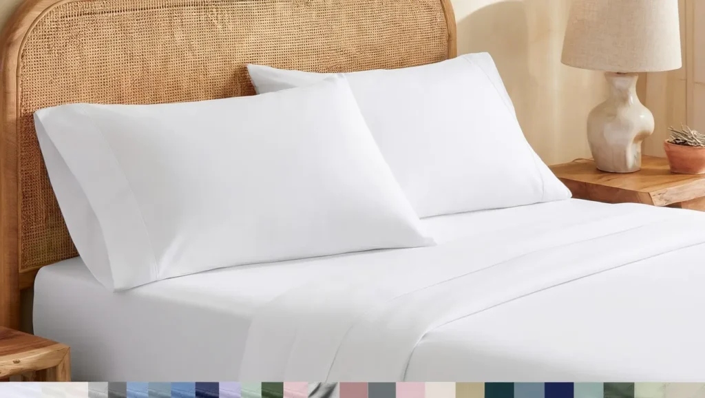 California Design Den King Size Sheets Set - Soft 100% Organic Cotton