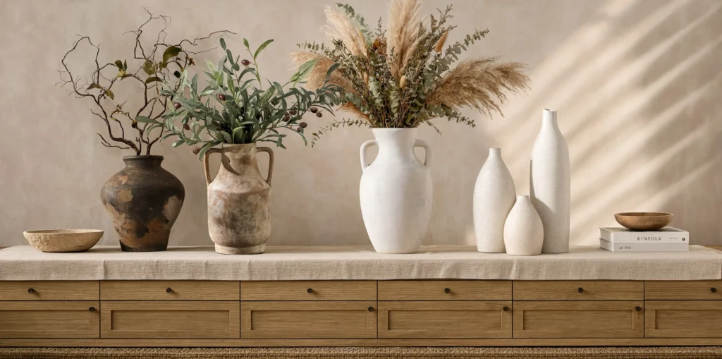 minimalist vases