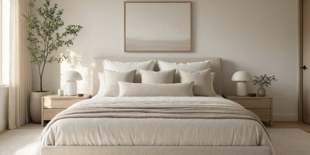 King Bed Luxury Pillows