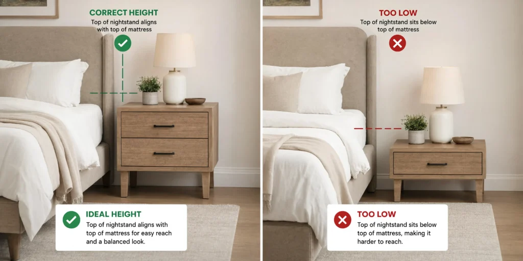 Bedside Height Comparison