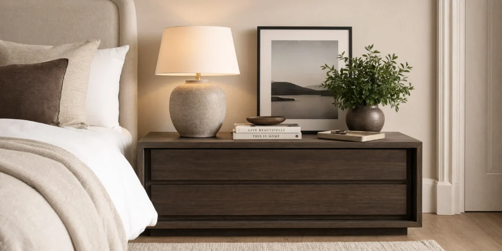 Large Bedside Layout