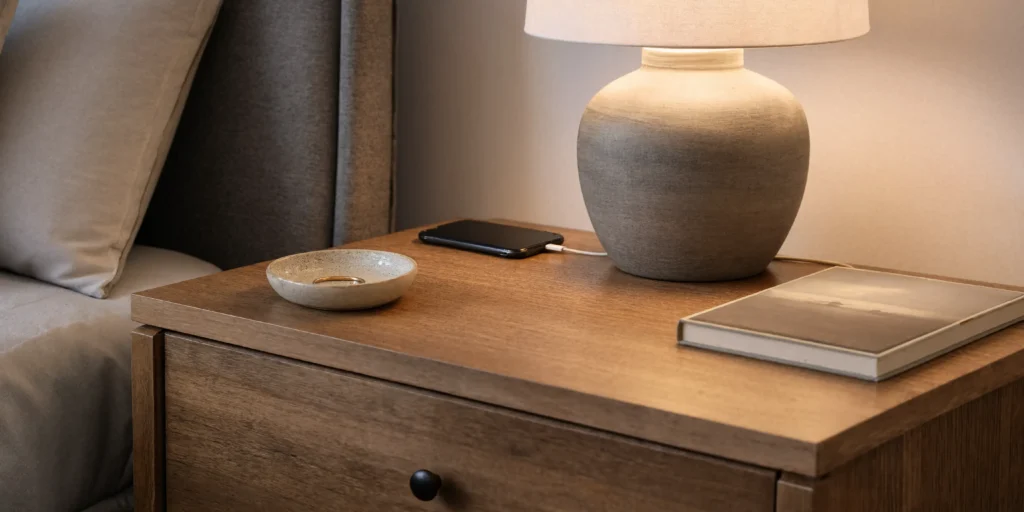 Nightstand Cable Management