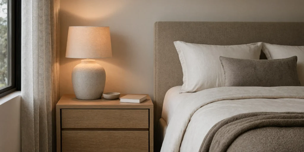 Nightstand Lamp Scale